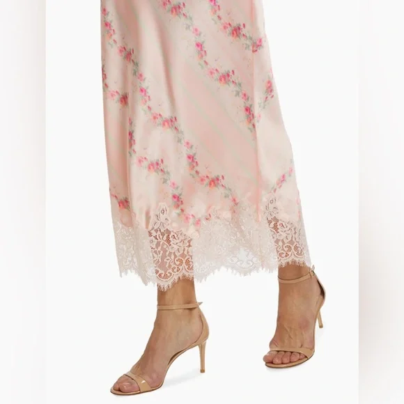 LoveShackFancy Malina Maxi Skirt, Apricot Medley - Picture 6 of 14